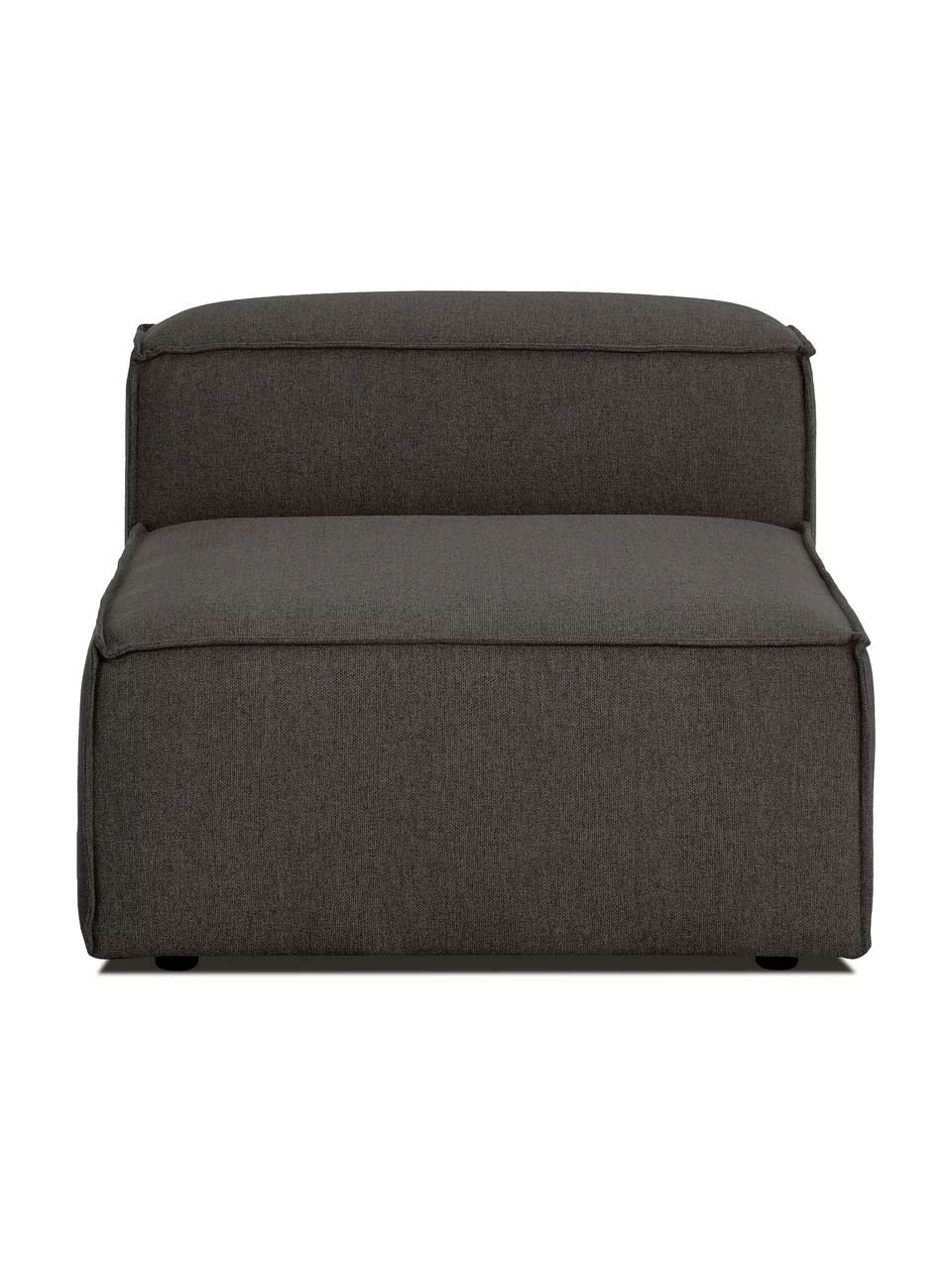 Westwing Collection Chauffeuse pour canapé modulaire anthracite Lennon, larg. 89 x prof. 119 cm 1 Westwing Collection Chauffeuse pour canapé modulaire anthracite Lennon, larg. 89 x prof. 119 cm