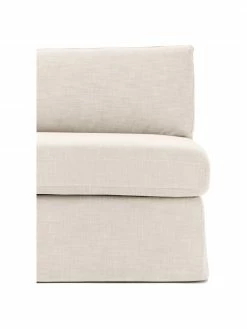 Westwing Collection Chauffeuse pour canapé modulaire beige Russell, larg. 103 x haut. 77 cm -furniture Soldes Chauffeuse pour canape modulaire beige Russell 11