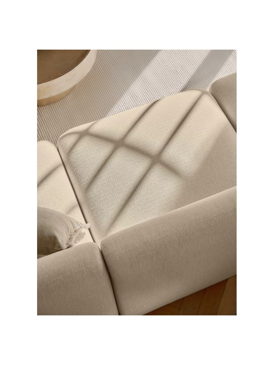 Westwing Collection Chauffeuse pour canapé modulaire beige foncé Sofia, larg. 86 x prof. 95 cm 2 Westwing Collection Chauffeuse pour canapé modulaire beige foncé Sofia, larg. 86 x prof. 95 cm – Image 2