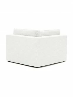 Westwing Collection Chauffeuse pour canapé modulaire blanc crème Russell, larg. 103 x haut. 77 cm -furniture Soldes Chauffeuse pour canape modulaire blanc creme Russell 10