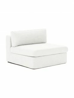 Westwing Collection Chauffeuse pour canapé modulaire blanc crème Russell, larg. 103 x haut. 77 cm -furniture Soldes Chauffeuse pour canape modulaire blanc creme Russell 3