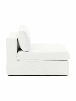 Westwing Collection Chauffeuse pour canapé modulaire blanc crème Russell, larg. 103 x haut. 77 cm -furniture Soldes Chauffeuse pour canape modulaire blanc creme Russell 4