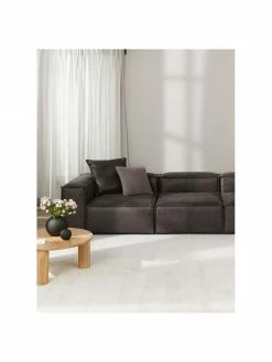 Westwing Collection Chauffeuse pour canapé modulaire en cuir recyclé brun-gris Lennon, larg. 89 x prof. 119 cm 9 Westwing Collection Chauffeuse pour canapé modulaire en cuir recyclé brun-gris Lennon, larg. 89 x prof. 119 cm -furniture Soldes Chauffeuse pour canape modulaire en cuir recycle brun gris Lennon 3