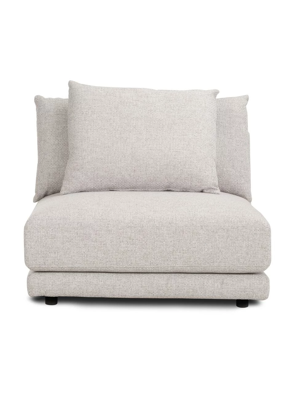 Westwing Collection Chauffeuse pour canapé modulaire gris clair Jasmin, larg. 92 x long. 84 cm 1 Westwing Collection Chauffeuse pour canapé modulaire gris clair Jasmin, larg. 92 x long. 84 cm