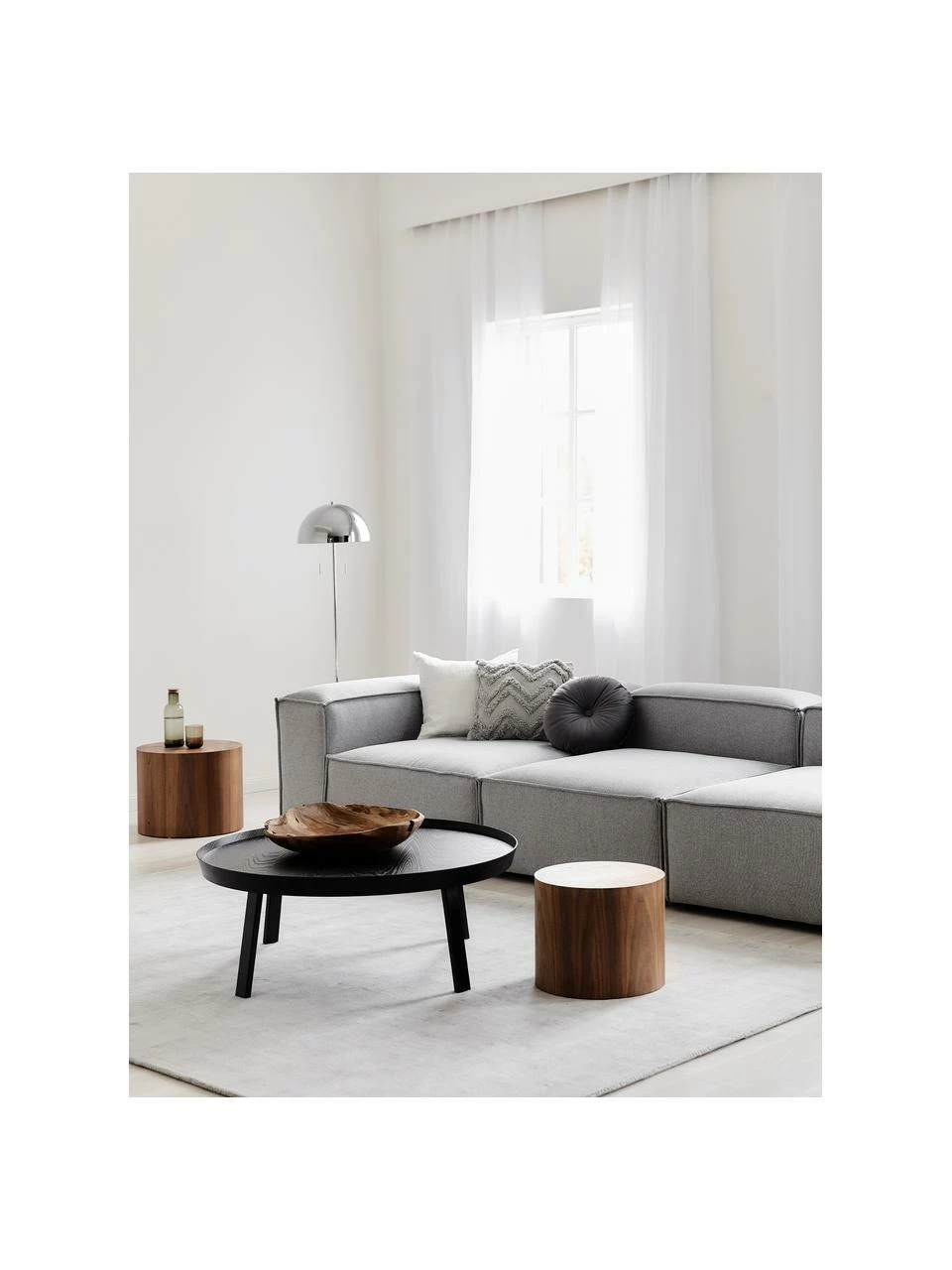 Westwing Collection Chauffeuse pour canapé modulaire gris clair Lennon, larg. 89 x prof. 119 cm 3 Westwing Collection Chauffeuse pour canapé modulaire gris clair Lennon, larg. 89 x prof. 119 cm – Image 3