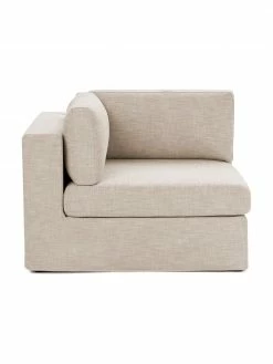 Westwing Collection Chauffeuse pour canapé modulaire taupe Russell, larg. 103 x haut. 77 cm