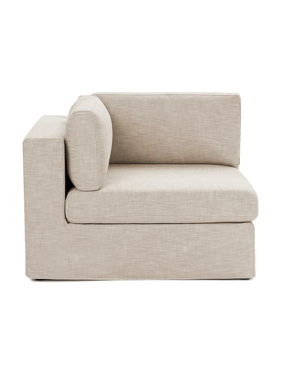 Westwing Collection Chauffeuse pour canapé modulaire taupe Russell, larg. 103 x haut. 77 cm 1 Westwing Collection Chauffeuse pour canapé modulaire taupe Russell, larg. 103 x haut. 77 cm