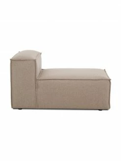 Westwing Collection Chauffeuse pour canapé modulaire tissu brun Lennon, larg. 89 x prof. 119 cm -furniture Soldes Chauffeuse pour canape modulaire tissu brun Lennon 4