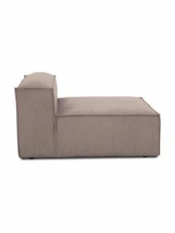 Westwing Collection Chauffeuse pour canapé modulaire velours côtelé brun Lennon, larg. 89 x prof. 119 cm -furniture Soldes Chauffeuse pour canape modulaire velours cotele brun Lennon 4