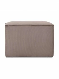 Westwing Collection Chauffeuse pour canapé modulaire velours côtelé brun Lennon, larg. 89 x prof. 119 cm -furniture Soldes Chauffeuse pour canape modulaire velours cotele brun Lennon 5