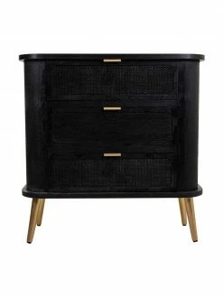 Commode arrondie Cayetana, larg. 80 x haut. 81 cmDisponibilité limitée -furniture Soldes Commode arrondie Cayetana 3