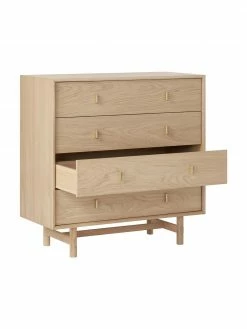 Westwing Collection Commode bois de chêne avec tiroirs Diana, larg. 100 x haut. 100 cm 11 Westwing Collection Commode bois de chêne avec tiroirs Diana, larg. 100 x haut. 100 cm -furniture Soldes Commode bois de chene avec tiroirs Diana 5