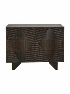 Westwing Collection Commode bois de manguier massif Louis, larg. 100 x haut. 75 cm -furniture Soldes Commode bois de manguier massif Louis 5