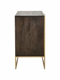 Westwing Collection Commode en bois massif Harry, larg. 100 x haut. 80 cm -furniture Soldes Commode en bois massif Harry 4