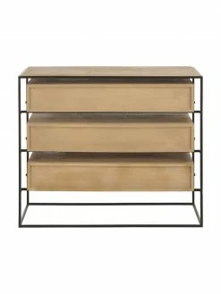 Westwing Collection Commode manguier massif Lyle, larg. 100 x haut. 82 cm 11 Westwing Collection Commode manguier massif Lyle, larg. 100 x haut. 82 cm -furniture Soldes Commode manguier massif Lyle 5