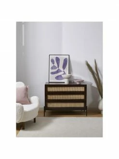 Westwing Collection Commode noire en cannage brun foncé Vienna, larg. 105 x haut. 78 cm 9 Westwing Collection Commode noire en cannage brun foncé Vienna, larg. 105 x haut. 78 cm -furniture Soldes Commode noire en cannage brun fonce Vienna 3