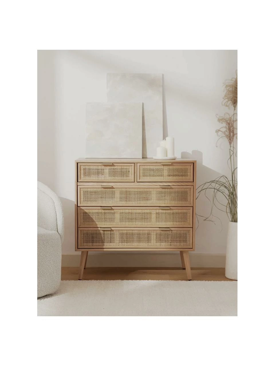 Commode rustique Cayetana, larg. 80 x haut. 81 cmDisponibilité limitée 2 Commode rustique Cayetana, larg. 80 x haut. 81 cmDisponibilité limitée – Image 2