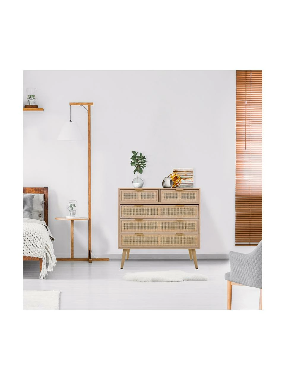 Commode rustique Cayetana, larg. 80 x haut. 81 cmDisponibilité limitée 3 Commode rustique Cayetana, larg. 80 x haut. 81 cmDisponibilité limitée – Image 3