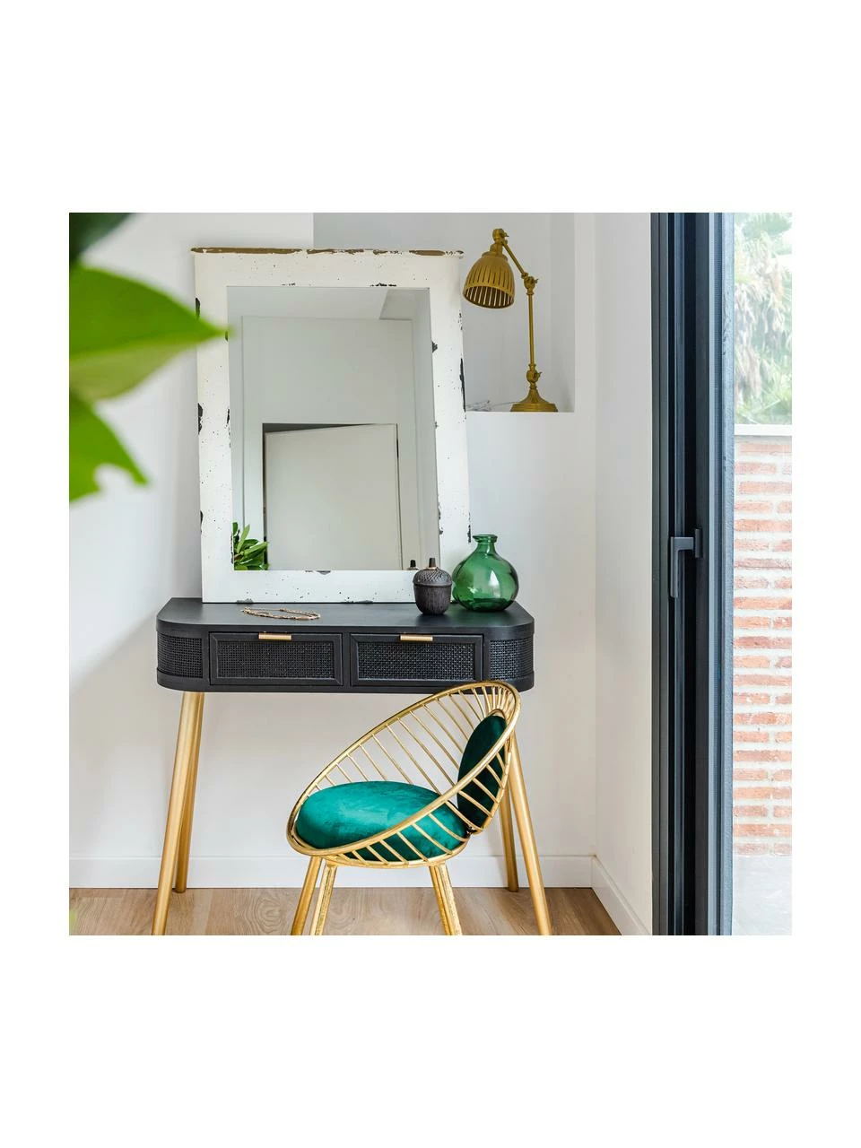 Console arrondie Cayetana, larg. 88 x haut. 78 cmDisponibilité limitée 2 Console arrondie Cayetana, larg. 88 x haut. 78 cmDisponibilité limitée – Image 2