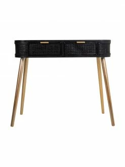 Console arrondie Cayetana, larg. 88 x haut. 78 cmDisponibilité limitée 9 Console arrondie Cayetana, larg. 88 x haut. 78 cmDisponibilité limitée -furniture Soldes Console arrondie Cayetana 3