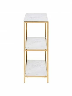 Console aspect marbre Aruba, larg. 70 x haut. 80 cm 9 Console aspect marbre Aruba, larg. 70 x haut. 80 cm -furniture Soldes Console aspect marbre Aruba 9