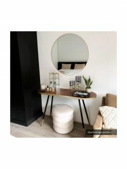 Console avec plateau ovale Denise, larg. 121 x prof. 41 cm -furniture Soldes Console avec plateau ovale Denise 5