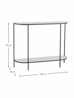 Console avec tablettes en marbre Migona, larg. 100 x haut. 83 cm 7 Console avec tablettes en marbre Migona, larg. 100 x haut. 83 cm -furniture Soldes Console avec tablettes en marbre Migona 2