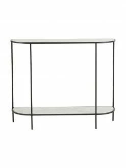 Console avec tablettes en marbre Migona, larg. 100 x haut. 83 cm 8 Console avec tablettes en marbre Migona, larg. 100 x haut. 83 cm -furniture Soldes Console avec tablettes en marbre Migona 3