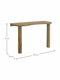 Console bois de manguier Grow, larg. 120 x haut. 75 cm -furniture Soldes Console bois de manguier Grow 2