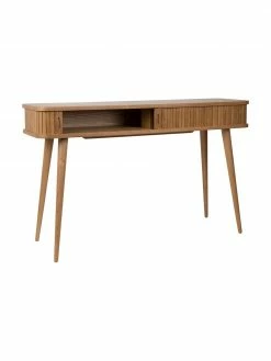 Zuiver Console en bois avec rangement Barbier, larg. 120 x prof. 35 cm -furniture Soldes Console en bois avec rangement Barbier 4