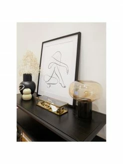 Console en bois et m&eacute;tal Seaford, larg. 100 x prof. 35 cm -furniture Soldes Console en bois et metal Seaford 2