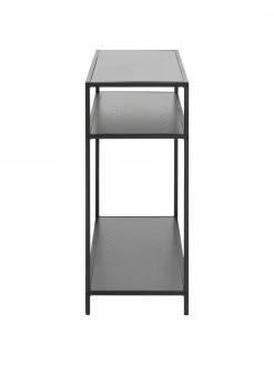 Console en bois et m&eacute;tal Seaford, larg. 100 x prof. 35 cm -furniture Soldes Console en bois et metal Seaford 4