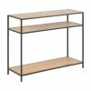 Console en bois et métal Seaford, larg. 100 x prof. 35 cm