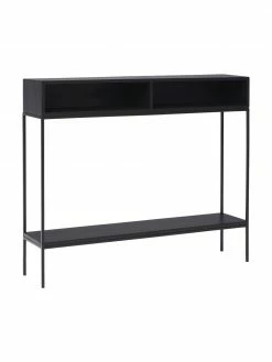 Westwing Collection Console en bois massif à compartiments ouverts Lyle, larg. 105 x haut. 89 cm