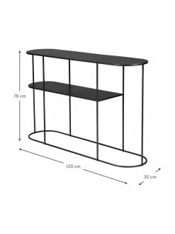Console en métal Grayson, larg. 120 x haut. 76 cm -furniture Soldes Console en metal Grayson 2
