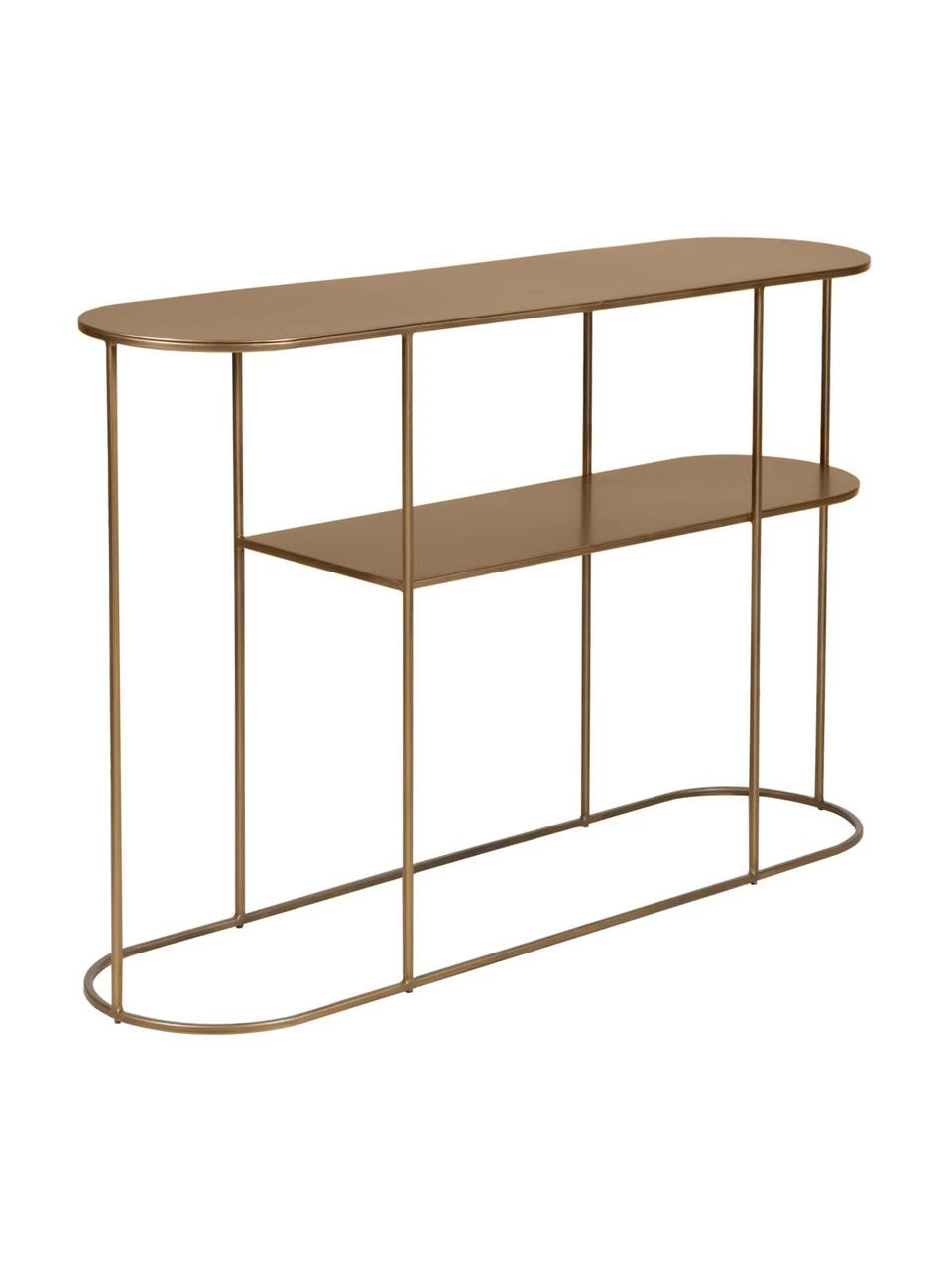 Console en métal Grayson, larg. 66 x haut. 112 cm 1 Console en métal Grayson, larg. 66 x haut. 112 cm