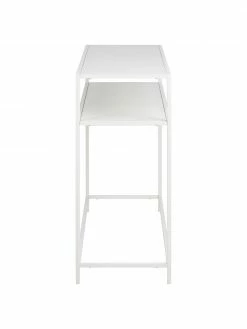 Westwing Collection Console industrielle en métal blanc avec tablette Neptun, larg. 100 x haut. 79 cm 9 Westwing Collection Console industrielle en métal blanc avec tablette Neptun, larg. 100 x haut. 79 cm -furniture Soldes Console industrielle en metal blanc avec tablette Neptun 3