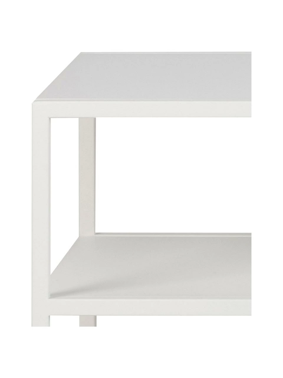 Westwing Collection Console industrielle en métal blanc avec tablette Neptun, larg. 100 x haut. 79 cm 6 Westwing Collection Console industrielle en métal blanc avec tablette Neptun, larg. 100 x haut. 79 cm – Image 6