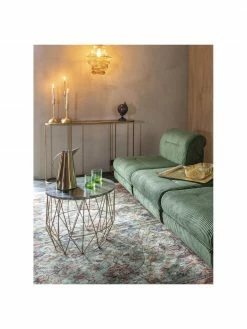 Dutchbone Console métal finition dorée Zodiac, larg. 121 x prof. 31 cm -furniture Soldes Console metal finition doree Zodiac 4