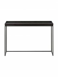 Jan Kurtz Console noire design Pizzo, larg. 100 x prof. 34 cm -furniture Soldes Console noire design Pizzo 3