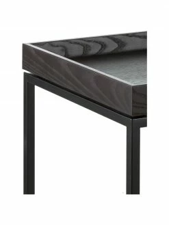 Jan Kurtz Console noire design Pizzo, larg. 100 x prof. 34 cm -furniture Soldes Console noire design Pizzo 5