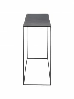 Console noire en métal Tensio, larg. 100 x prof. 35 cm -furniture Soldes Console noire en metal Tensio 4