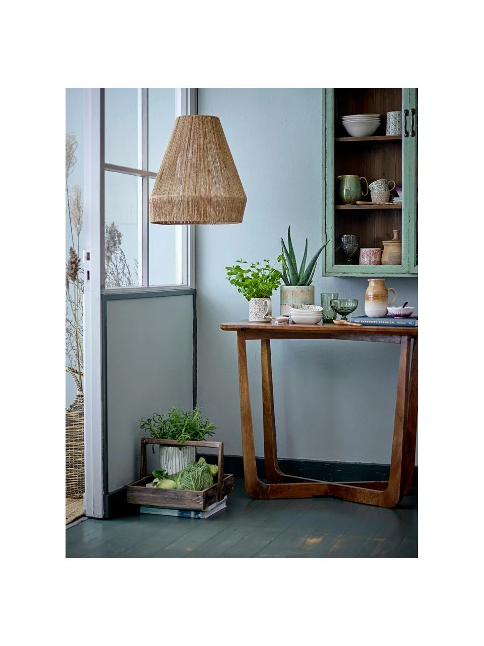 Bloomingville Console rétro bois de manguier Rine, larg. 90 x haut. 73 cm 2 Bloomingville Console rétro bois de manguier Rine, larg. 90 x haut. 73 cm – Image 2