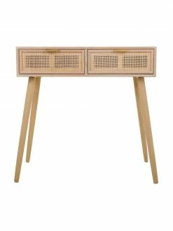 Console rustique Cayetana, larg. 80 x haut. 79 cm -furniture Soldes Console rustique Cayetana 3