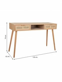 Console rustique Cayetana, larg. 120 x haut. 76 cm -furniture Soldes Console rustique Cayetana 9