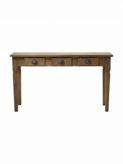 Westwing Collection Console rustique avec tiroirs Elea, larg. 140 x haut. 81 cm -furniture Soldes Console rustique avec tiroirs Elea 4