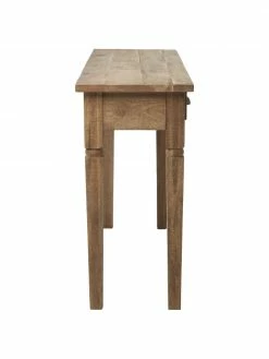 Westwing Collection Console rustique avec tiroirs Elea, larg. 140 x haut. 81 cm -furniture Soldes Console rustique avec tiroirs Elea 5