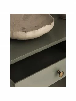 Console rustique bois vert Ditti, larg. 104 x haut. 83 cm -furniture Soldes Console rustique bois vert Ditti 5