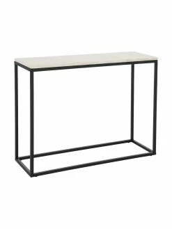 Console travertin Titti, larg. 100 x haut. 75 cm