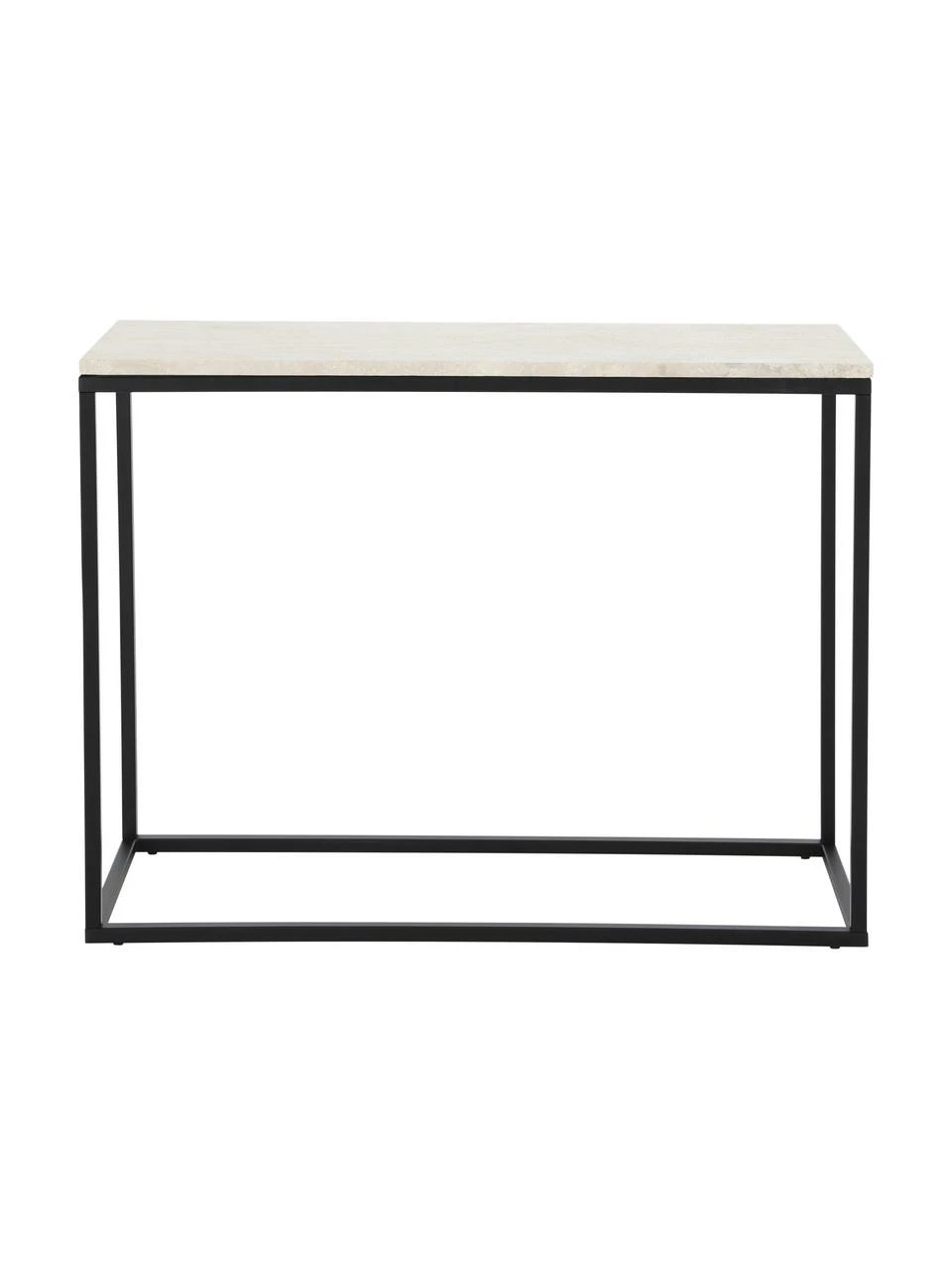 Console travertin Titti, larg. 100 x haut. 75 cm 4 Console travertin Titti, larg. 100 x haut. 75 cm – Image 4